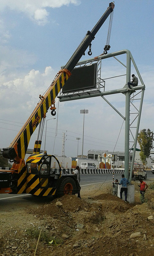 ACE Crane Company Working Doing Construction and Engineering Work for NHAI- Model FX 230
