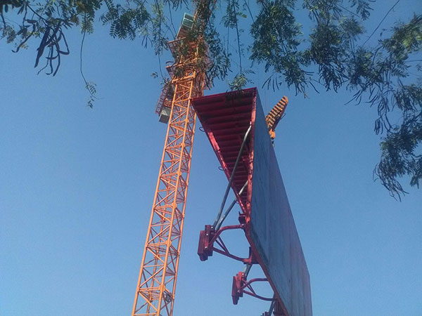 ACE heavy Duty High Lift  Construction Tower Cranes- Lifting and Moving Casting panels 