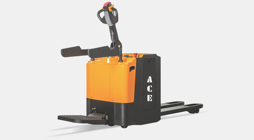 ACE Battery Powered Pallet Truck for Material Storage and Handling in warehouse 