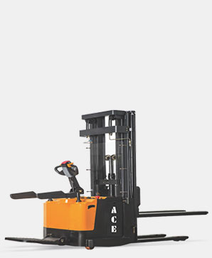 ACE Fully Electric Stacker for Material Storage and Handling in warehouse    